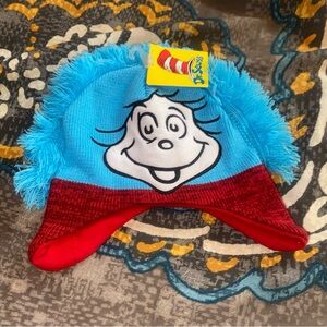 Dr Seuss The Cat in the Hat knit beanie cap
